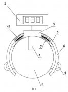 一種電磁流量計轉(zhuǎn)換器的鏈接結(jié)構